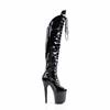 Pleaser - FLAMINGO3016 Platform Overknee Boots - Black Product image